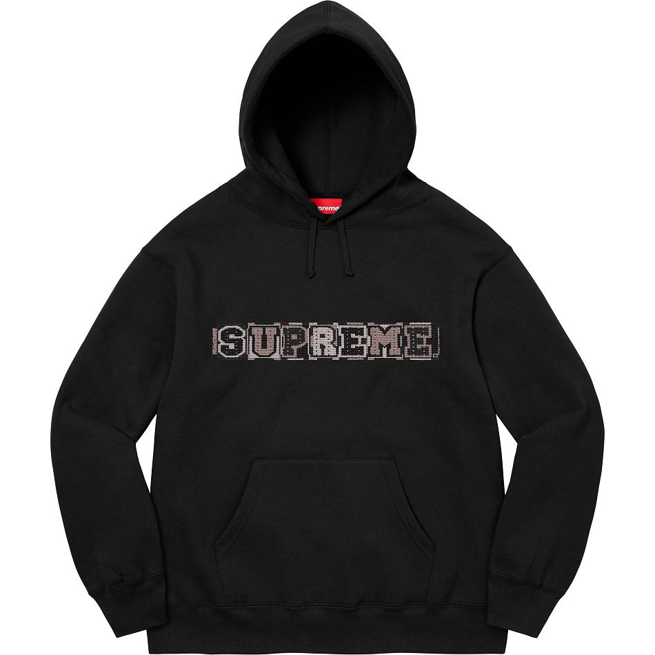 Supreme Beaded Mit Kapuze Sweatshirts Schwarz | CH275EX