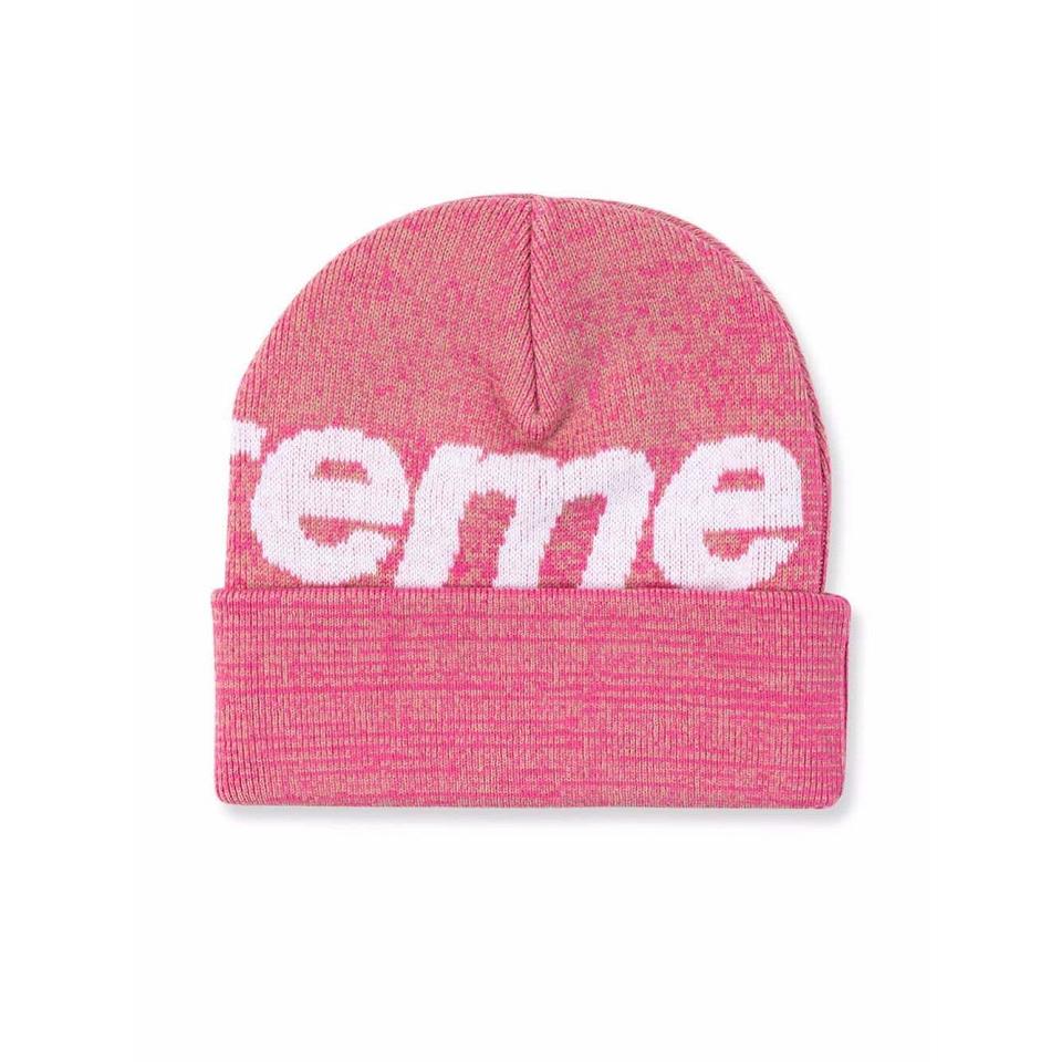 Supreme Big Logo Beanie Hüte Rosa | CH112CE