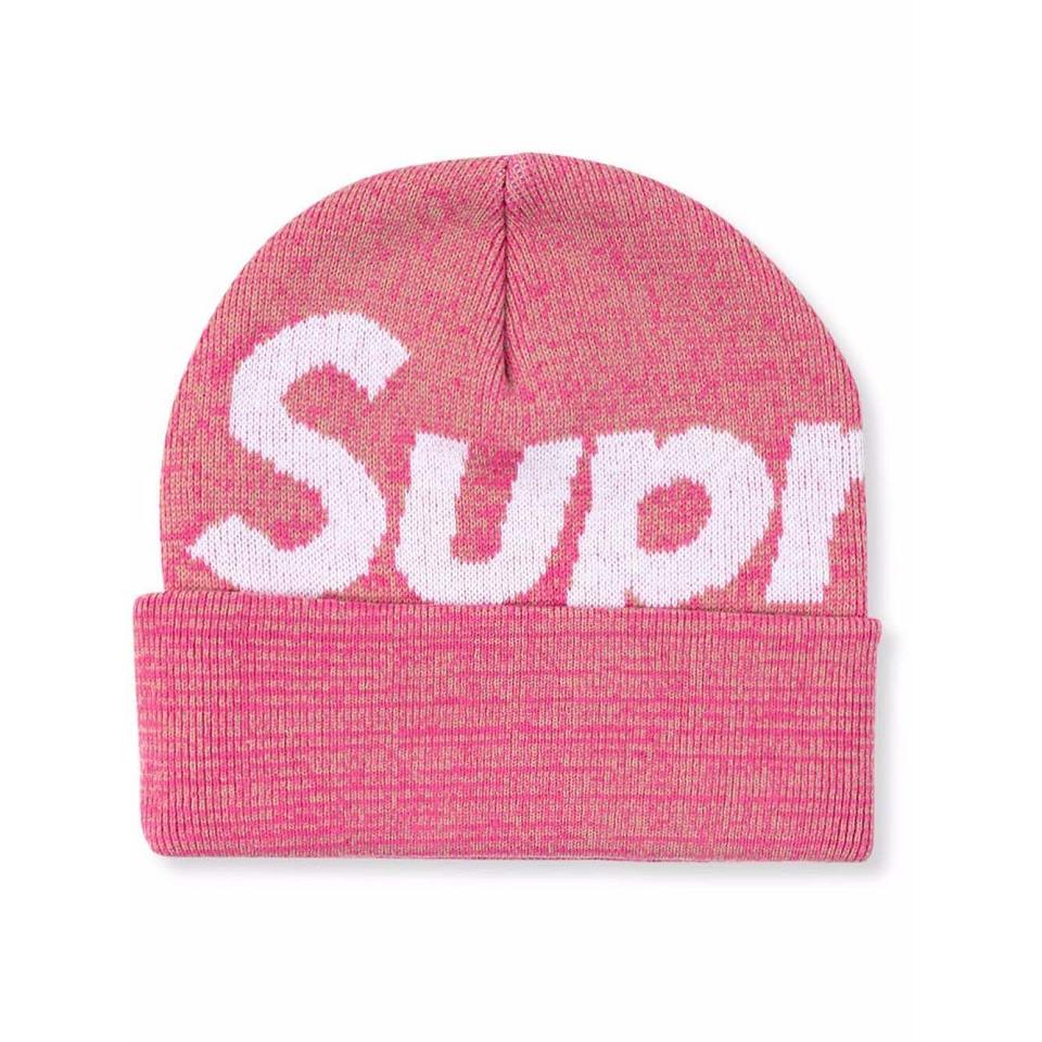 Supreme Big Logo Beanie Hüte Rosa | CH112CE