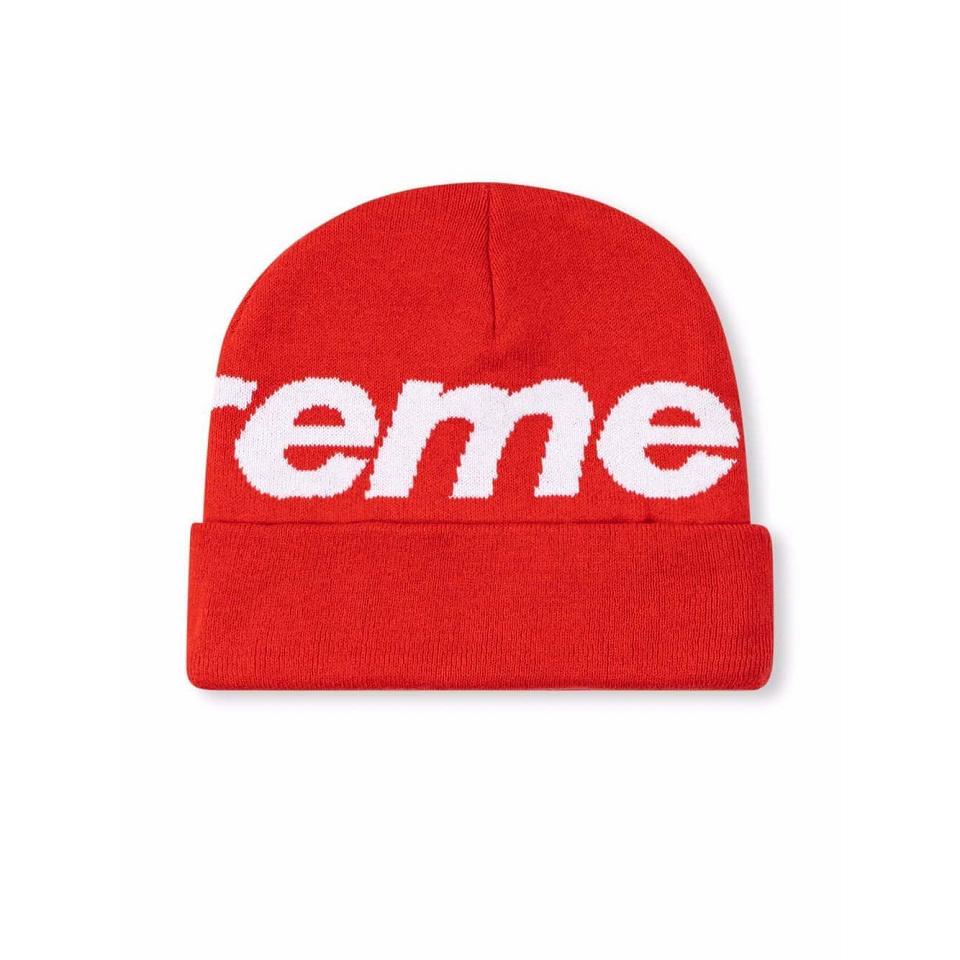 Supreme Big Logo Beanie Hüte Rot | CH113VD