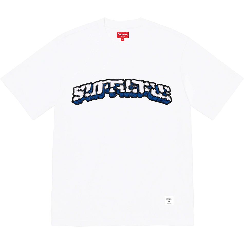 Supreme Block Arc S/S Top Pullover Weiß | CH329TV