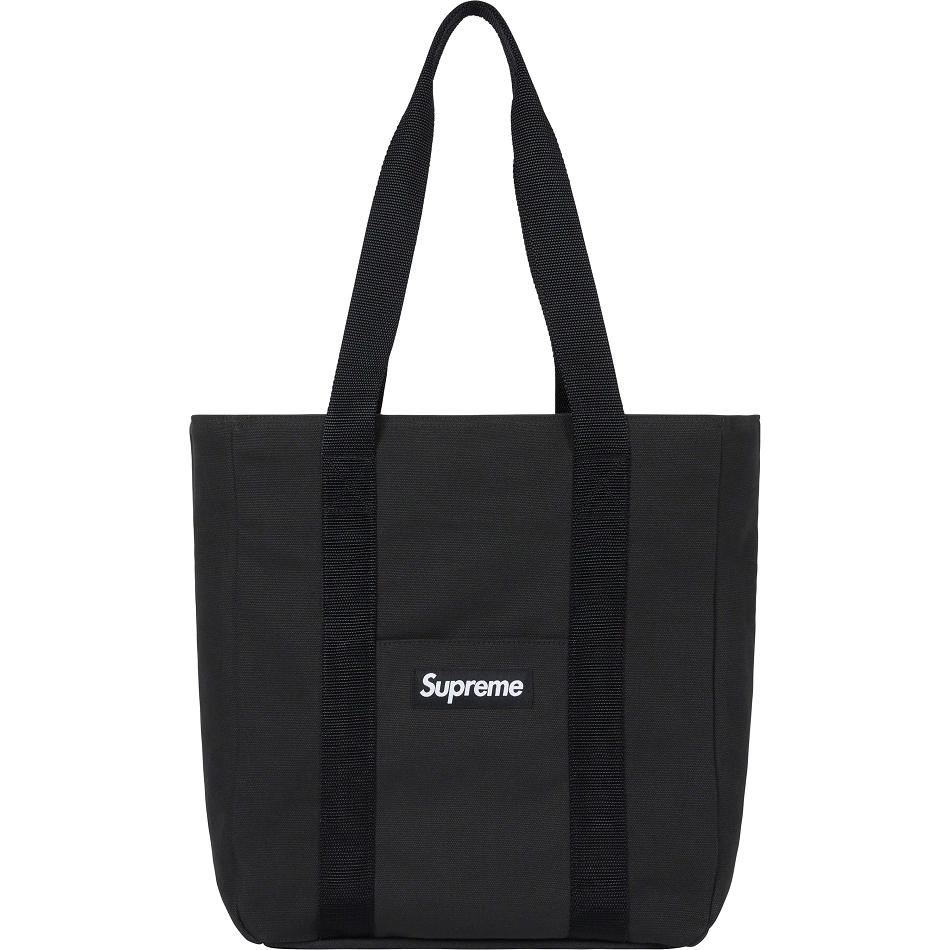 Supreme Canvas Tote Tasche Schwarz | CH167NB