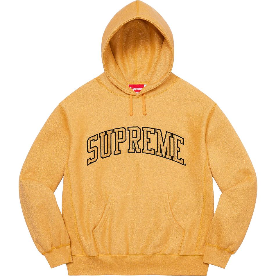 Supreme Glitter Arc Mit Kapuze Sweatshirts Gold | CH297NB