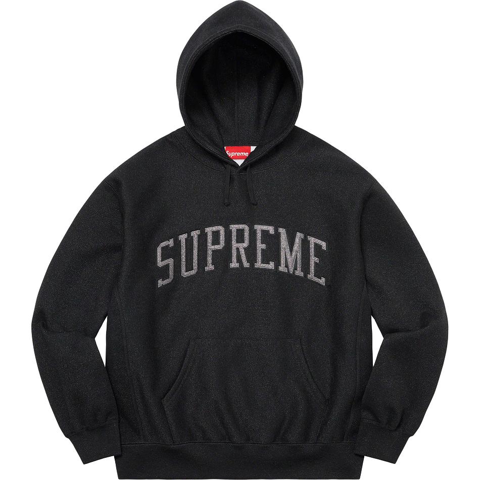 Supreme Glitter Arc Mit Kapuze Sweatshirts Schwarz | CH298MA