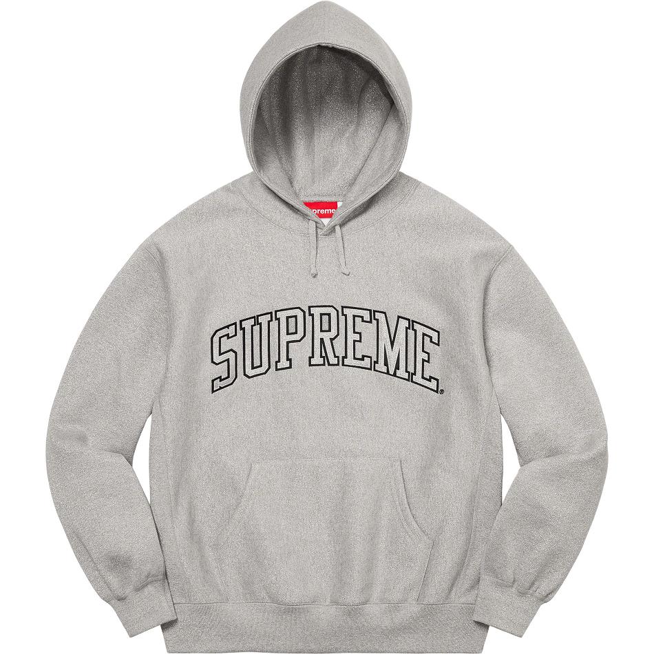 Supreme Glitter Arc Mit Kapuze Sweatshirts Grau | CH299QZ