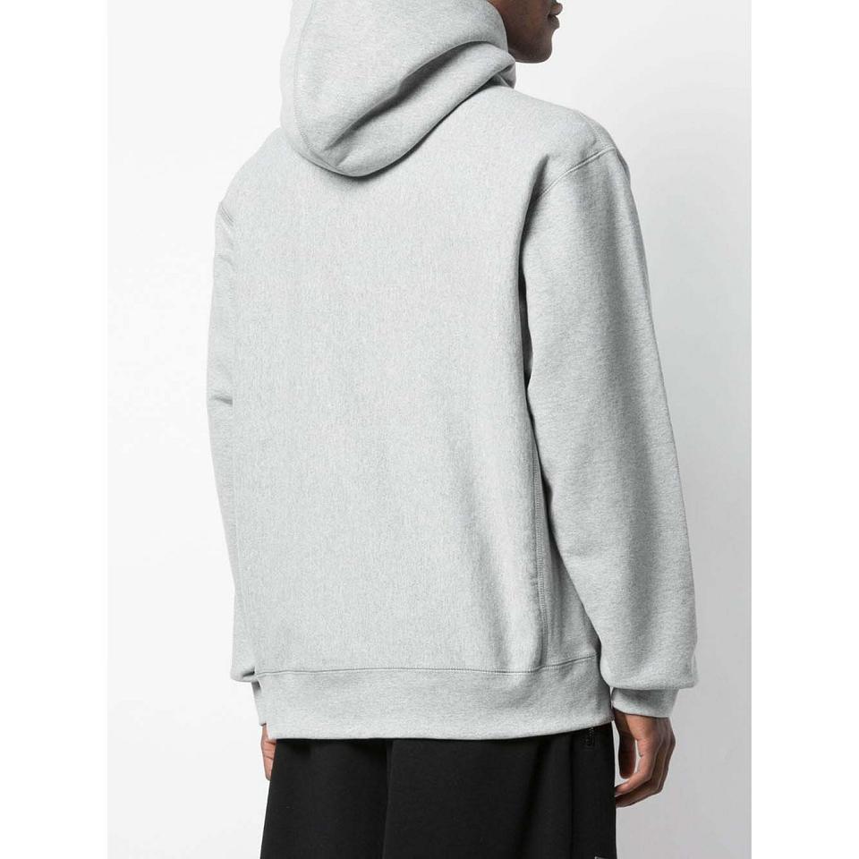 Supreme Gray Micro Logo Hoodie Grau | CH481QZ