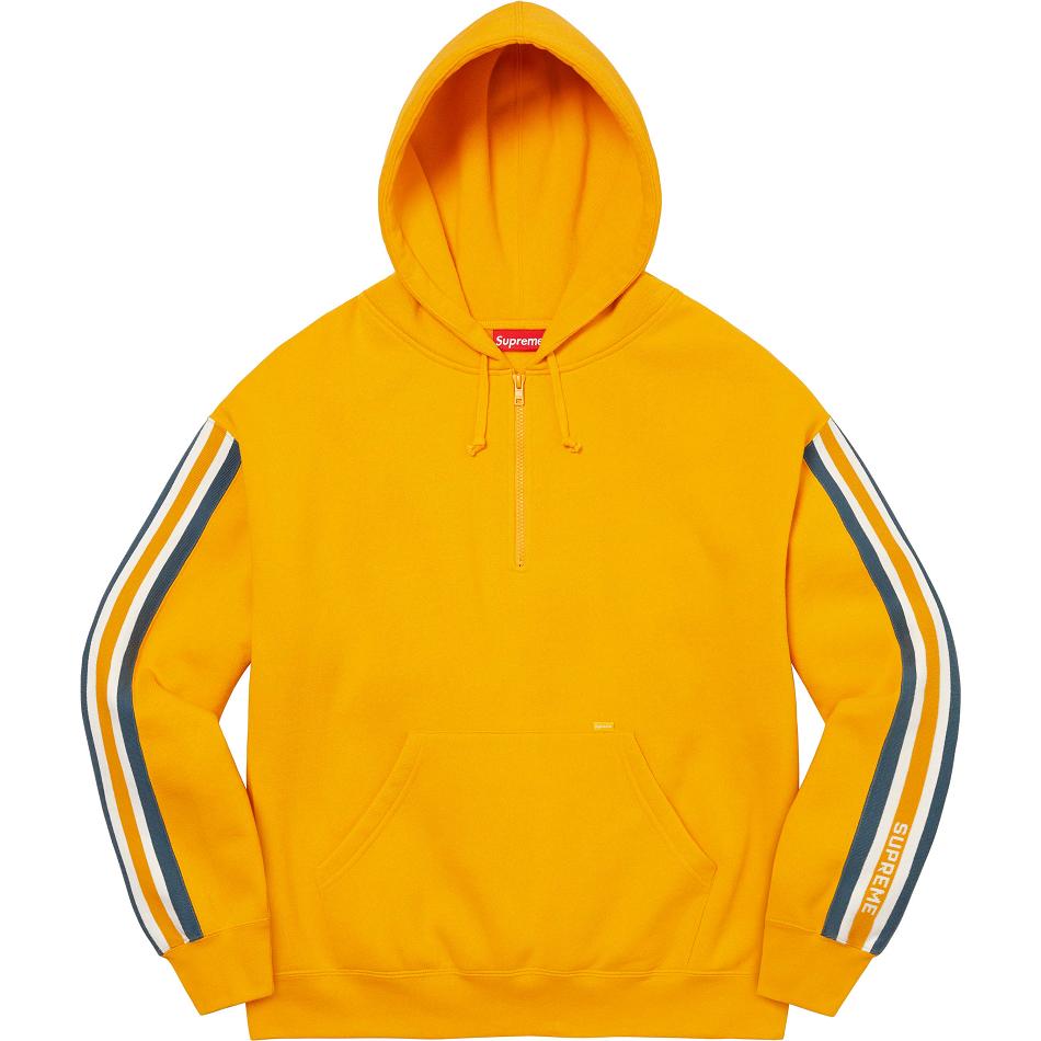 Supreme Half Zip Mit Kapuze Sweatshirts Gold | CH294CE