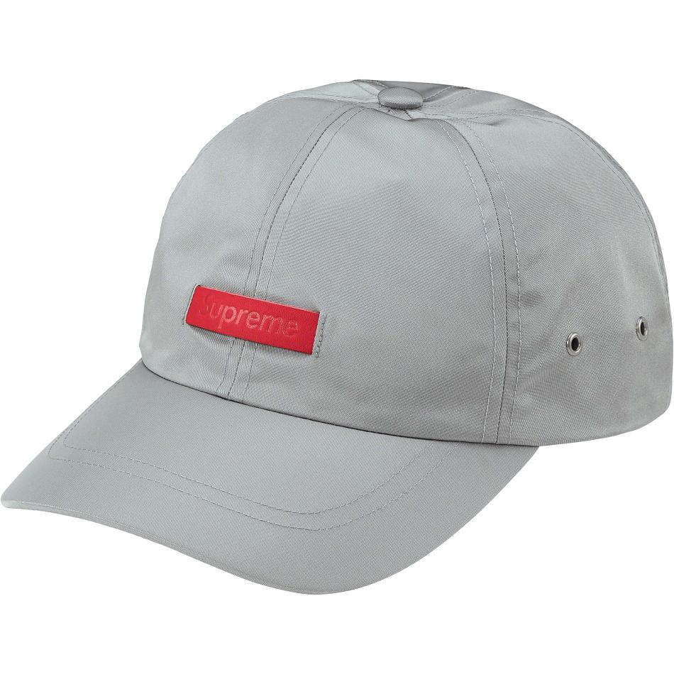 Supreme Leder Patch 6-Panel Hüte Grau | CH119EX