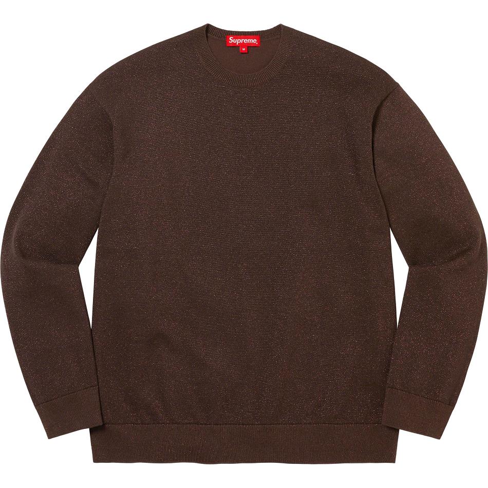 Supreme Metallic L/S Top Pullover Braun | CH332IS