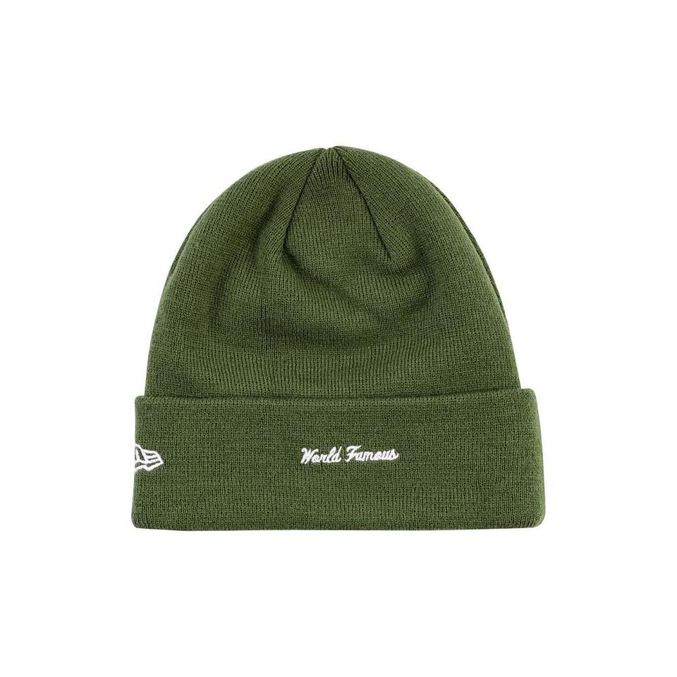 Supreme New Era Cross Box-Logo Beanie Hüte Grün | CH109LH