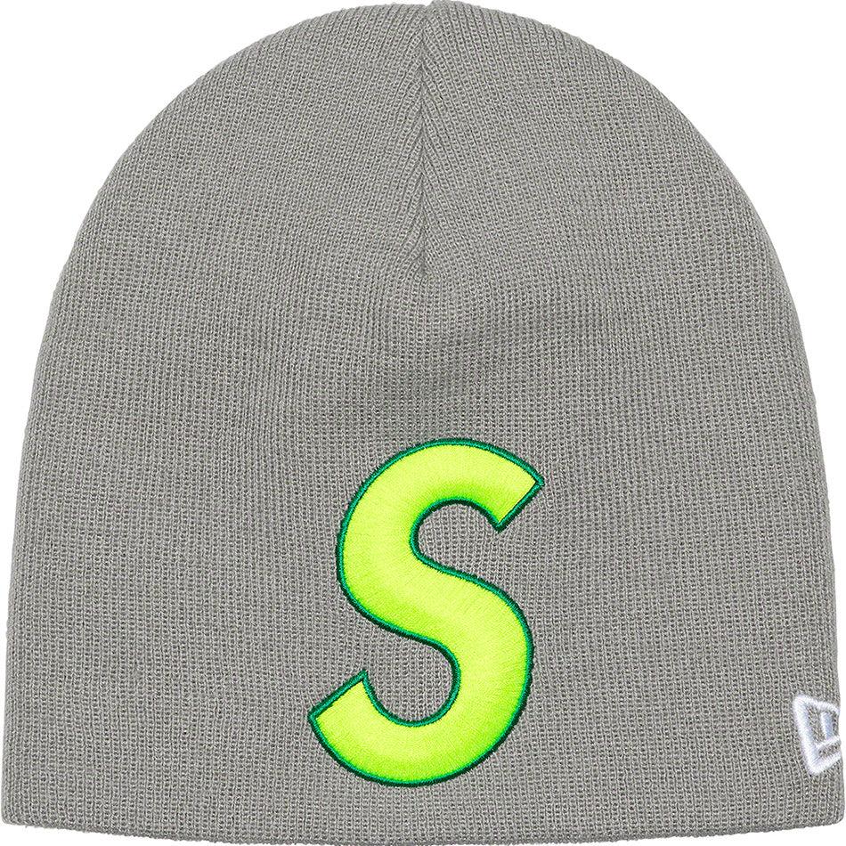 Supreme New Era® S Logo Beanie Hüte Grau | CH151OR