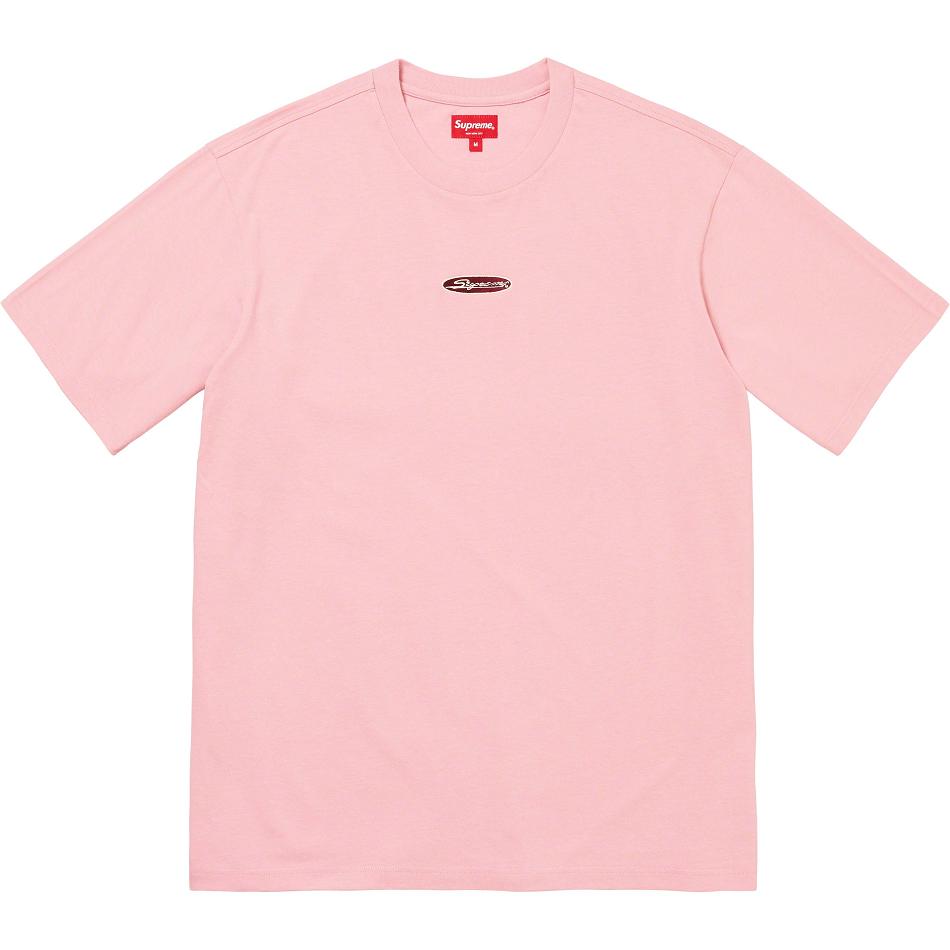 Supreme Oval Logo S/S Top Pullover Rosa | CH335AP