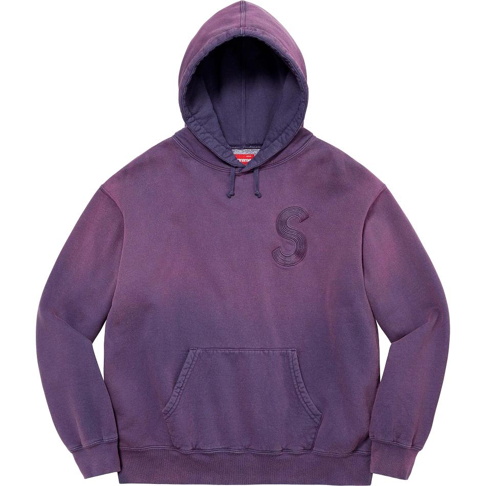 Supreme Overdyed S Logo Mit Kapuze Sweatshirts Lila | CH276RW