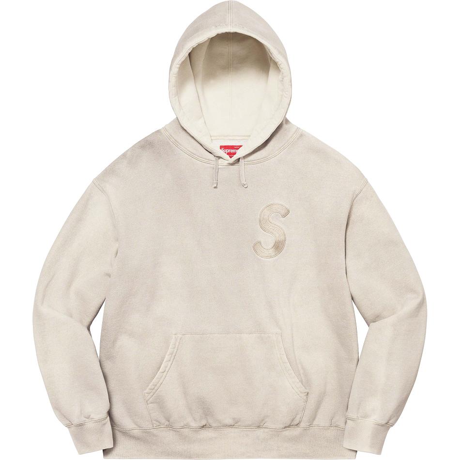 Supreme Overdyed S Logo Mit Kapuze Sweatshirts Weiß | CH279UT