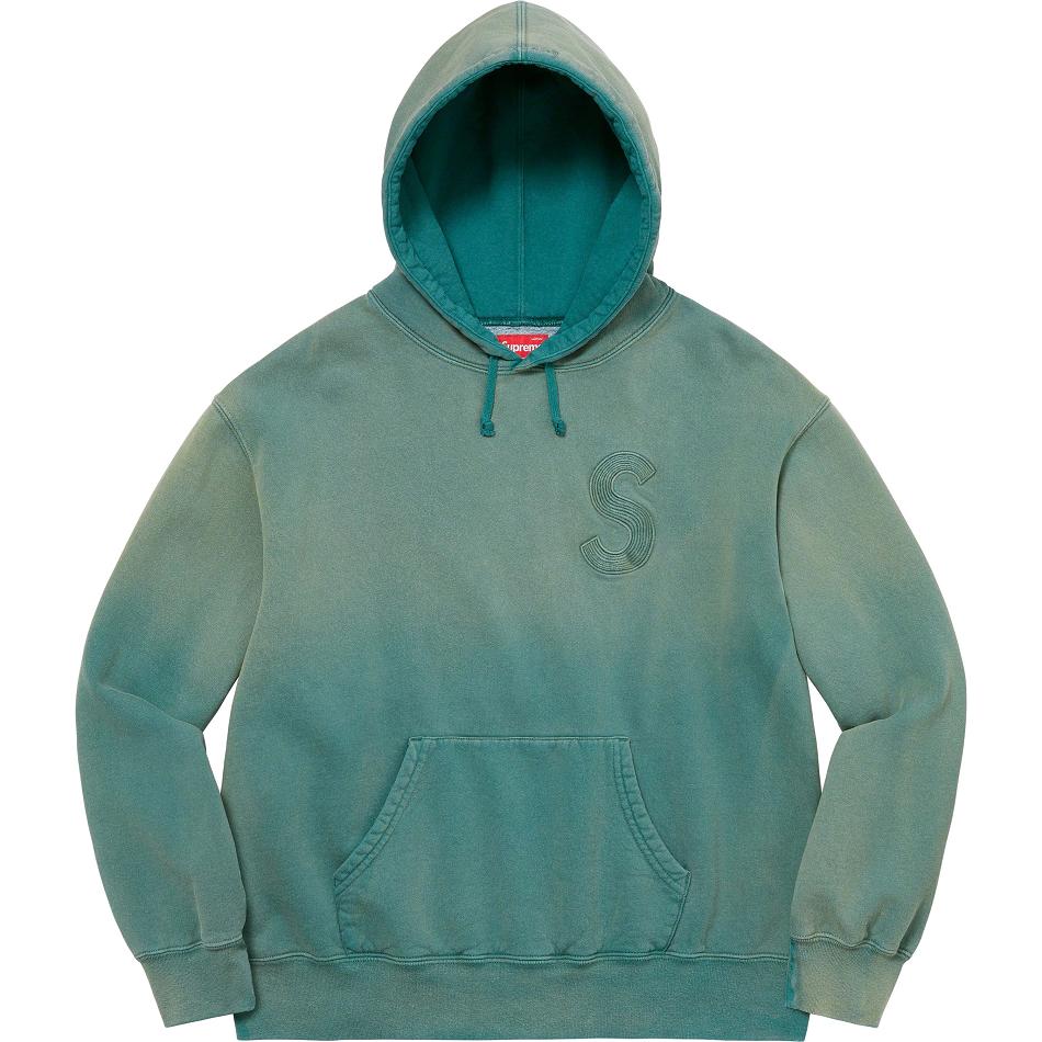 Supreme Overdyed S Logo Mit Kapuze Sweatshirts Navy | CH280IS