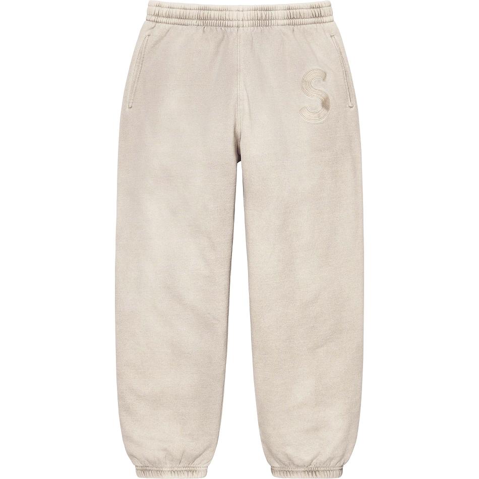 Supreme Overdyed S Logo Sweatpant Hose Beige | CH402MA