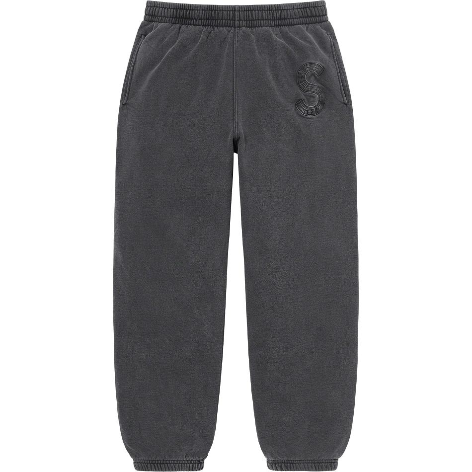 Supreme Overdyed S Logo Sweatpant Hose Schwarz | CH403QZ