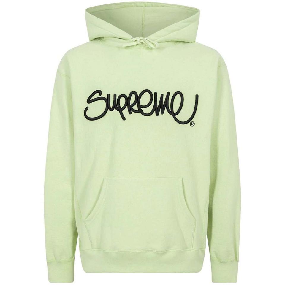 Supreme Raised Handstyle Hoodie Yello | CH470HK