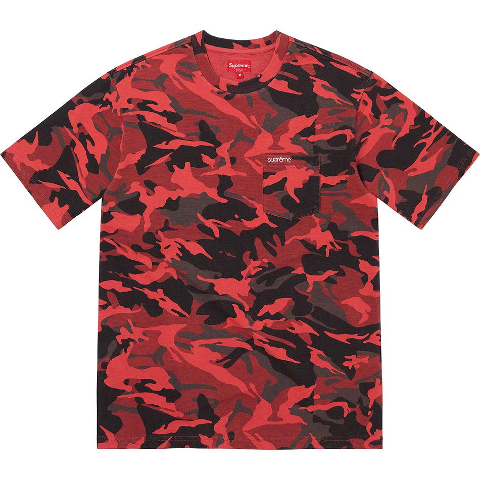 Supreme S/S Pocket Tee Pullover Rot | CH318ZG