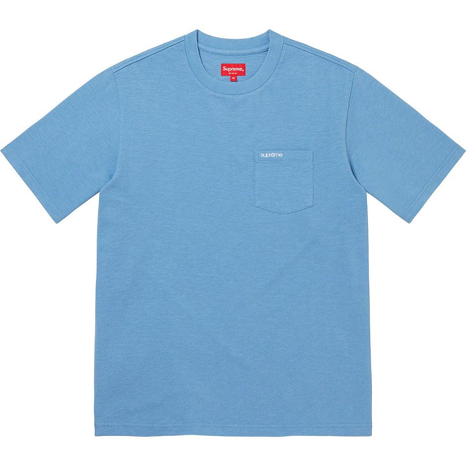 Supreme S/S Pocket Tee Pullover Türkis | CH316KI