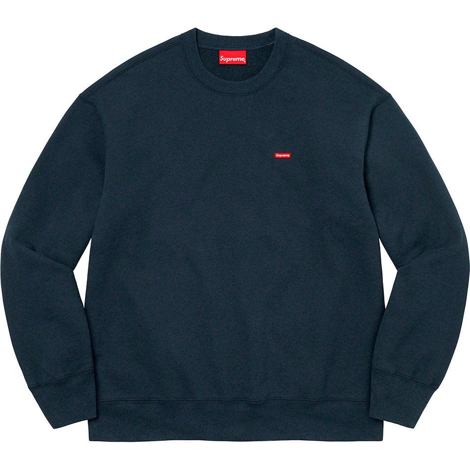 Supreme Small Box Crewneck Sweatshirts Navy | CH284SO