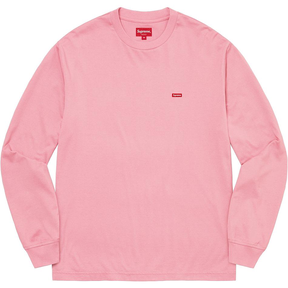 Supreme Small Box L/S Tee Pullover Rosa | CH344ZG