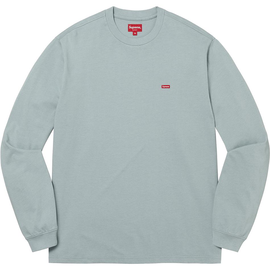 Supreme Small Box L/S Tee Pullover Türkis | CH345XF