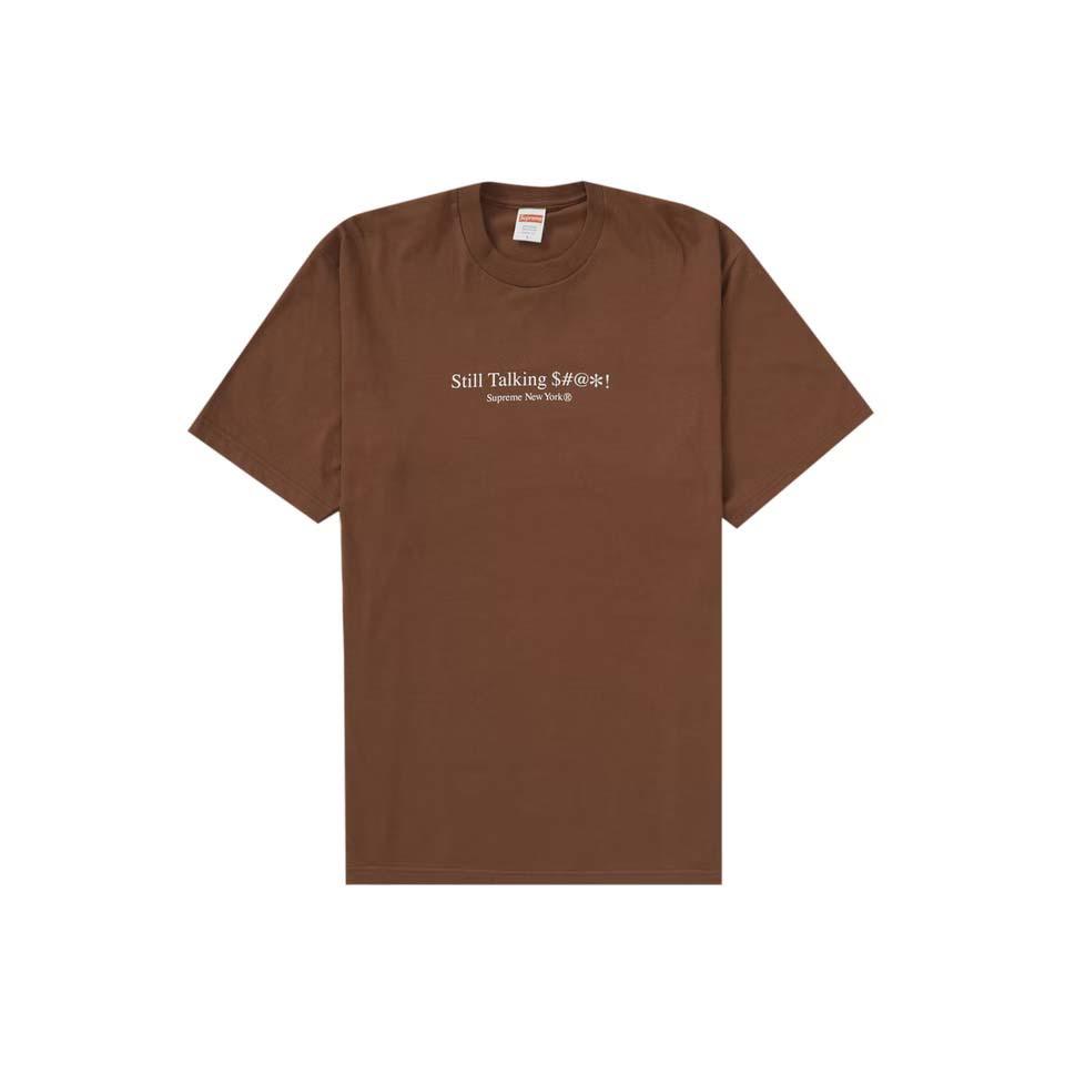 Supreme Still Talking T-shirts Braun | CH195QZ