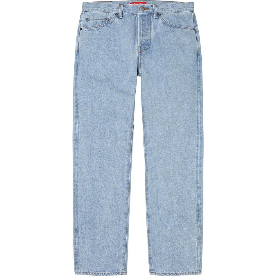 Supreme Stone Washed Slim Jean Hose Blau | CH435UT