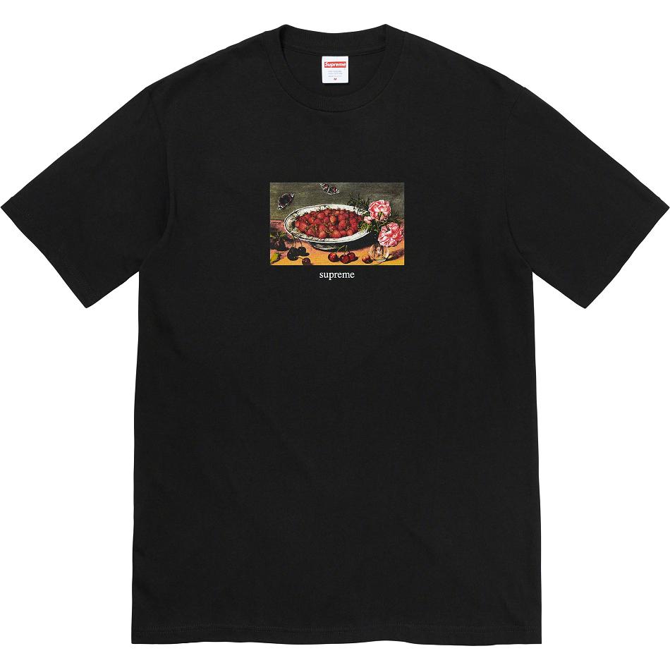 Supreme Strawberries Tee T-shirts Schwarz | CH248WY