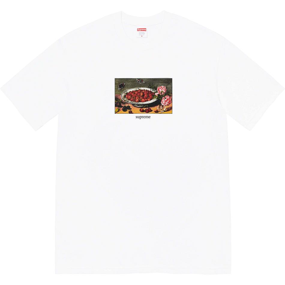 Supreme Strawberries Tee T-shirts Weiß | CH250RW