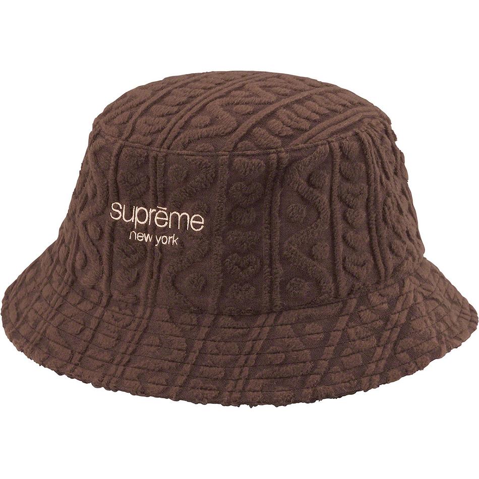 Supreme Terry Pattern Crusher Hüte Braun | CH143QZ