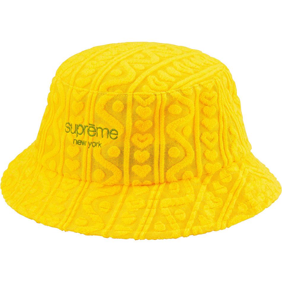 Supreme Terry Pattern Crusher Hüte Gelb | CH139VD