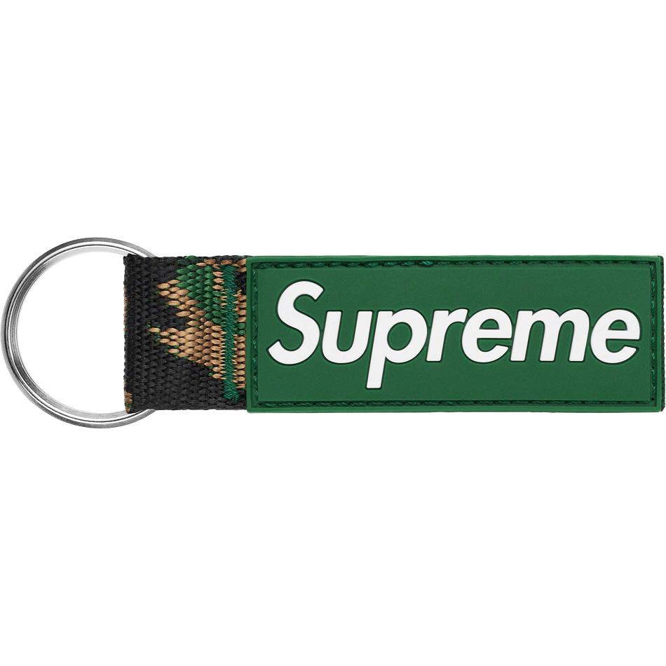 Supreme Webbing Keychain Accessoires Grün | CH184HK