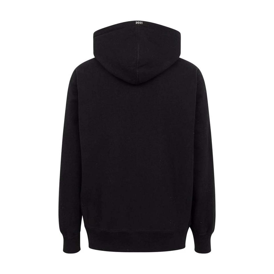 Supreme White Logo Hoodie Schwarz | CH461UT