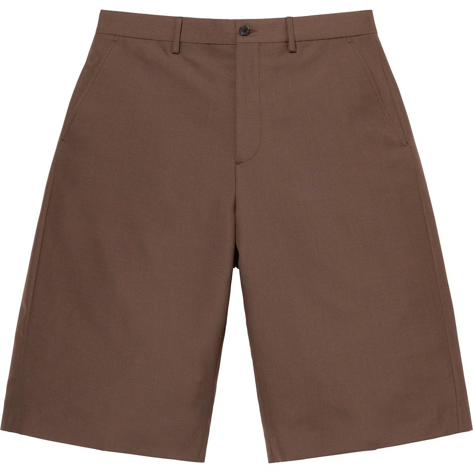 Supreme Wolle Trouser Kurze Hose Braun | CH351QZ