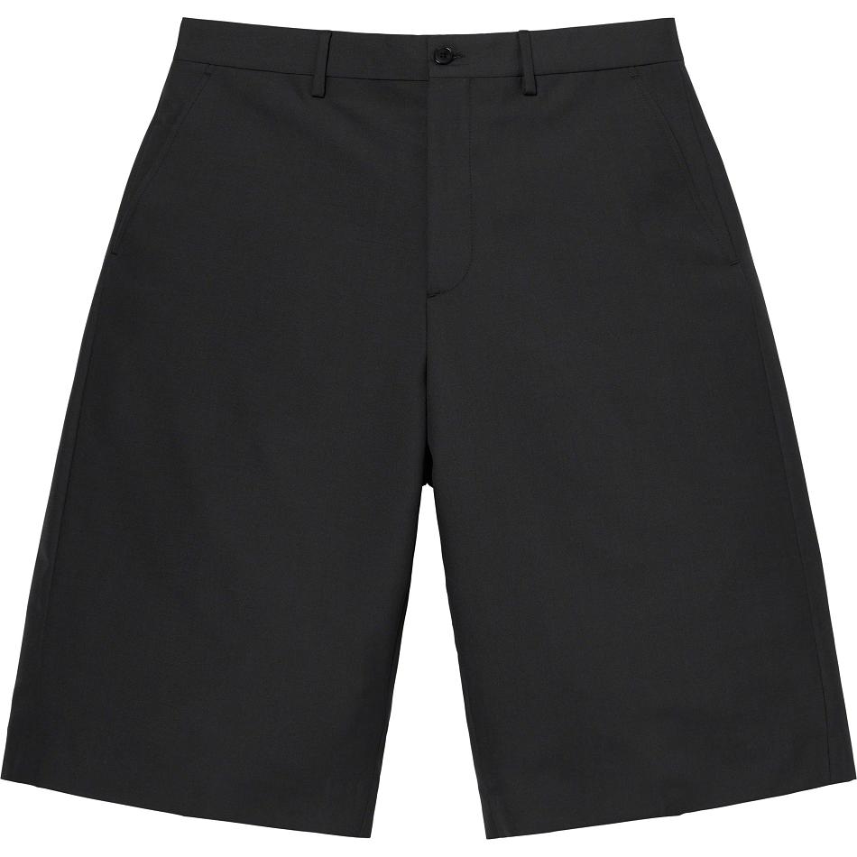 Supreme Wolle Trouser Kurze Hose Schwarz | CH354RW