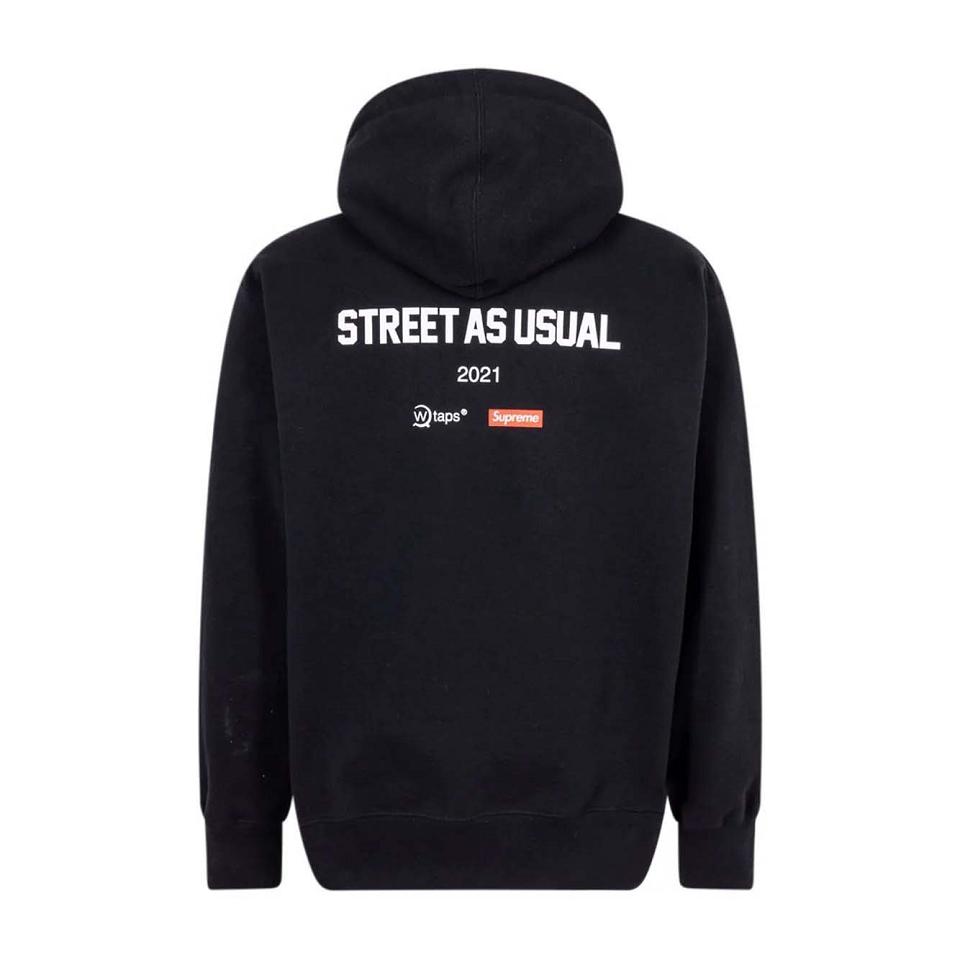 Supreme X WTAPS Sic’em! Hoodie Schwarz | CH454MA