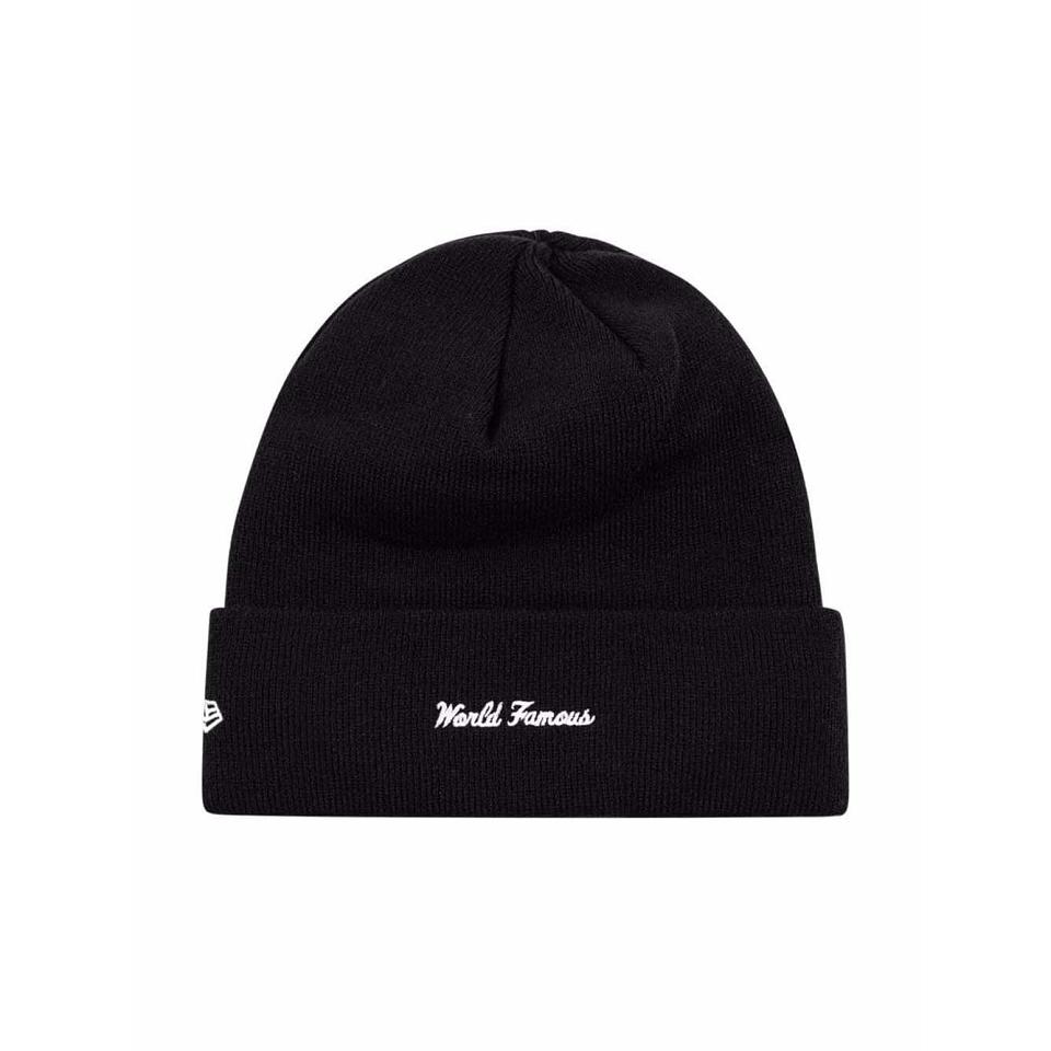 Supreme x New Era Box Logo Beanie Hüte Schwarz | CH106HK