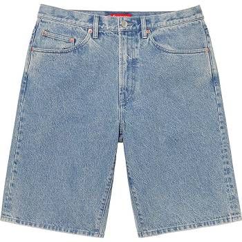 Supreme Baggy Denim Kurze Hose Blau | CH355TV