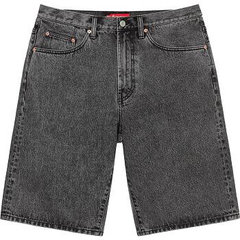 Supreme Baggy Denim Kurze Hose Grau | CH356YU