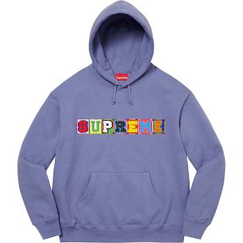 Supreme Beaded Mit Kapuze Sweatshirts Lila | CH274WY