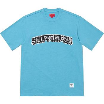 Supreme Block Arc S/S Top Pullover Blau | CH331UT