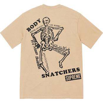 Supreme Body Snatchers Tee T-shirts Braun | CH242CE