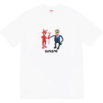 Supreme Business Tee T-shirts Weiß | CH217VD