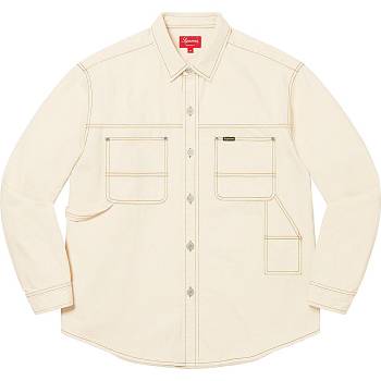 Supreme Denim Painter Hemd Beige | CH389DN