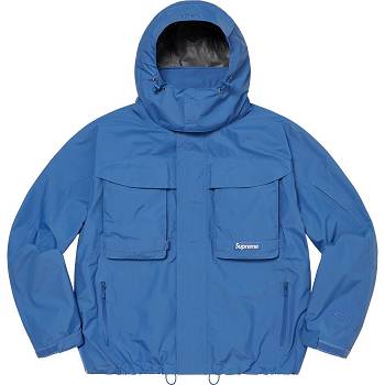 Supreme GORE-TEX PACLITE® Laufschuhe Shell Jacke Blau | CH448ZG