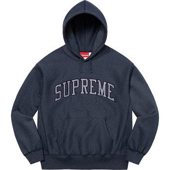 Supreme Glitter Arc Mit Kapuze Sweatshirts Navy | CH295VD