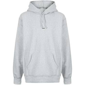 Supreme Gray Micro Logo Hoodie Grau | CH481QZ