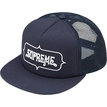 Supreme Highest Mesh Back 5-Panel Hüte Navy | CH132HK